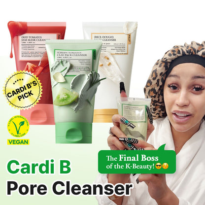 fully fully Pack Cleanser 120ml+30ml Set &ndash; Green Tomato/ Red Tomato/ Rice Dough - Image 5