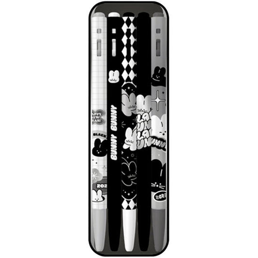 모나미 모나미 153 블랙버니 볼펜 5종세트 0.5mm 유성볼펜 부드러운 필기감