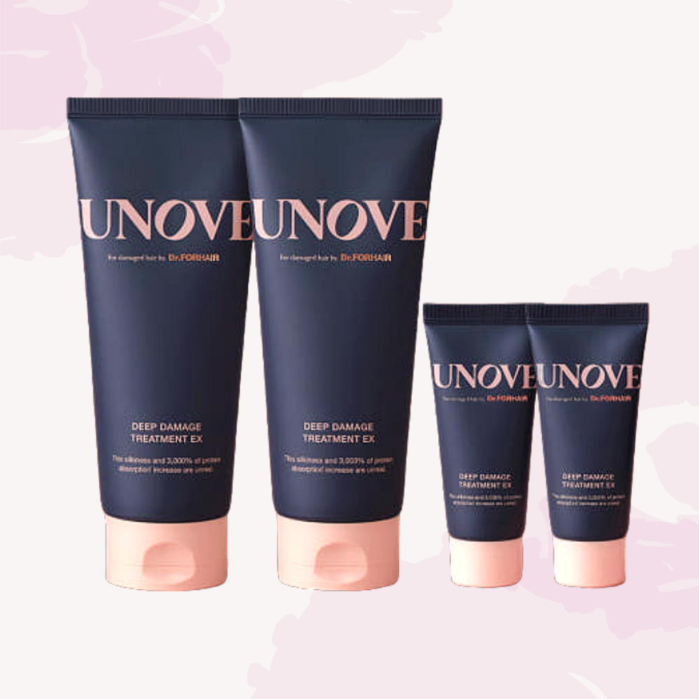 UNOVE UNOVE Deep Damage Treatment EX 207ml Tender Bloom Set (+100ml) - UNOVE