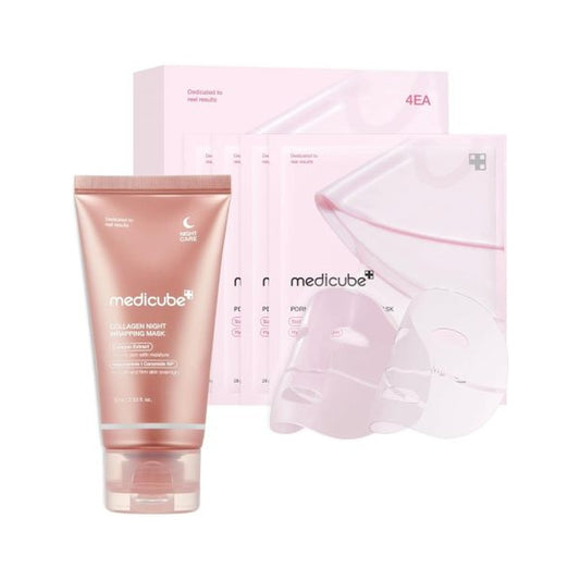 MEDICUBE Collagen Night Wrapping Mask Duo