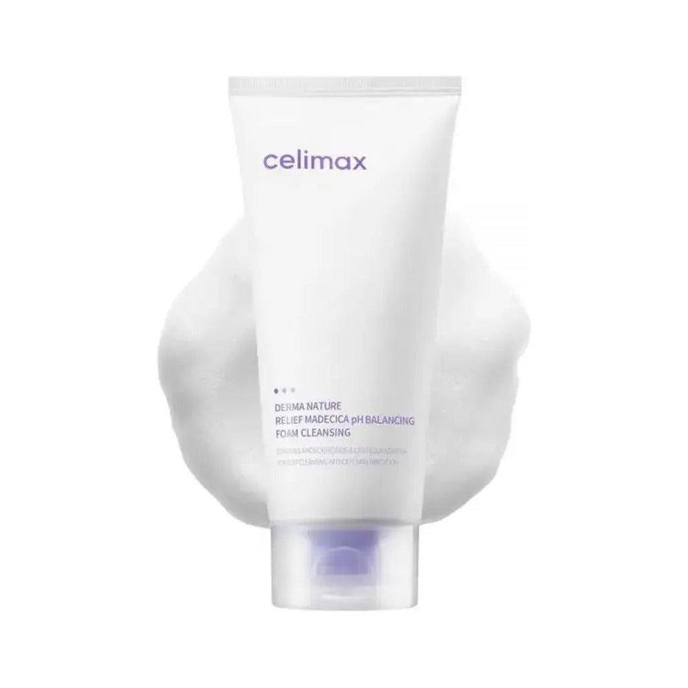 celimax Derma Nature Relief Madecica pH Balancing Foam Cleansing 150ml - celimax