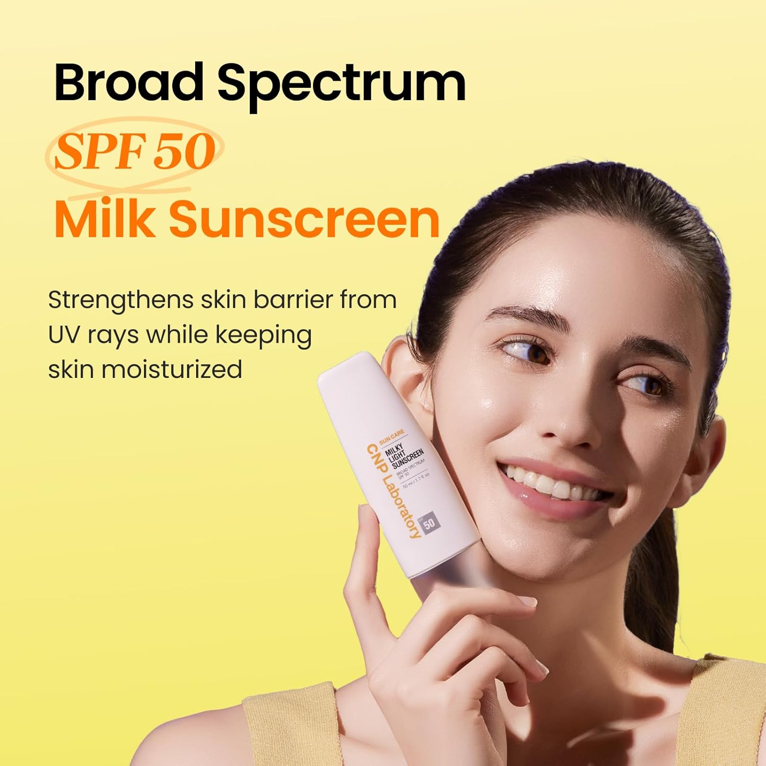 CNP Laboratory [CNP Laboratory] Milky Light Sunscreen Broad Spectrum SPF 50 50ml - Image 2 - CNP Laboratory