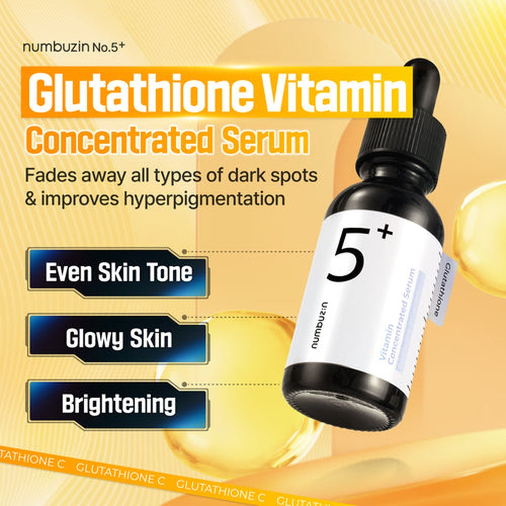 Numbuzin [Numbuzin] No 5+ Vitamin Glutathione Dark Spot  Full Care Set - Image 3