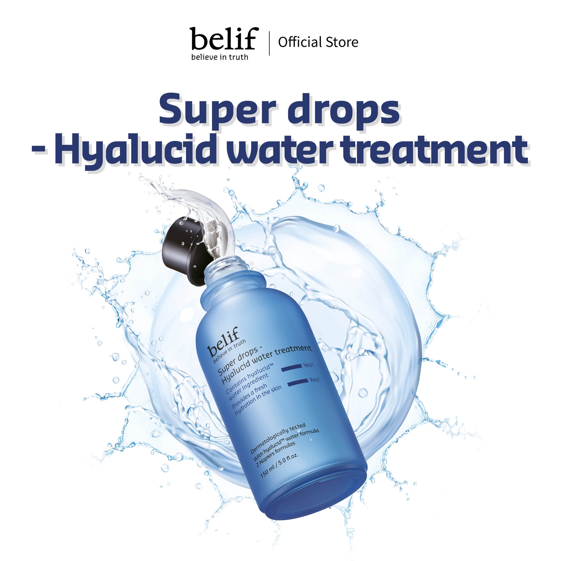 belif [belif] Super Drops Hyalucid Water Treatment 150ml - Image 2 - belif