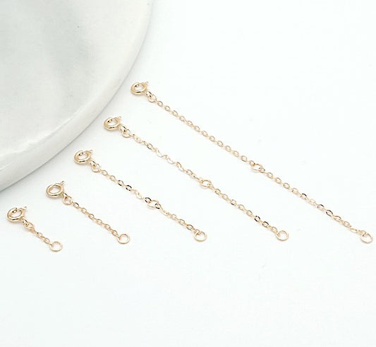14k 18k 목걸이 팔찌 발찌 늘림 보조체인 연장체인 연장줄 (3cm,5cm,7cm,9cm)