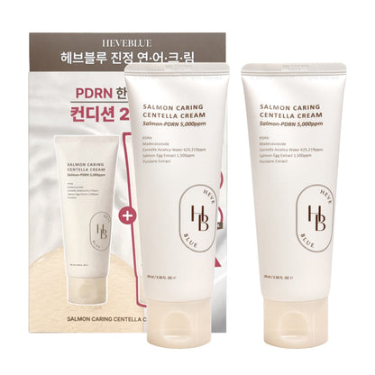 HEVEBLUE HEVEBLUE Salmon Caring Centella Cream 100ml 1+1 Set