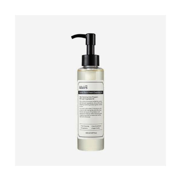 Gentle Black Fresh Cleansing Oil - KLAIRS