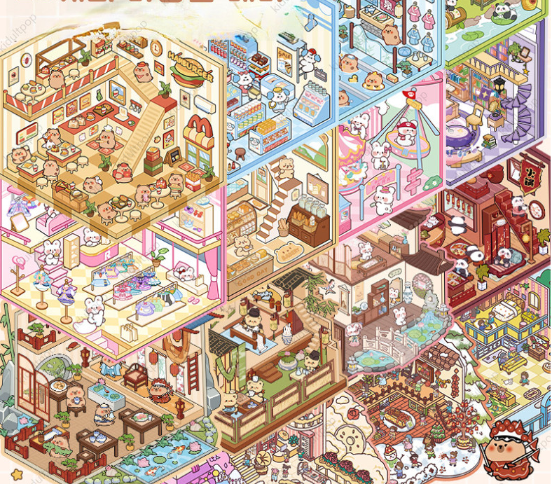 3D Sticker Book For Room And Diary Decoration