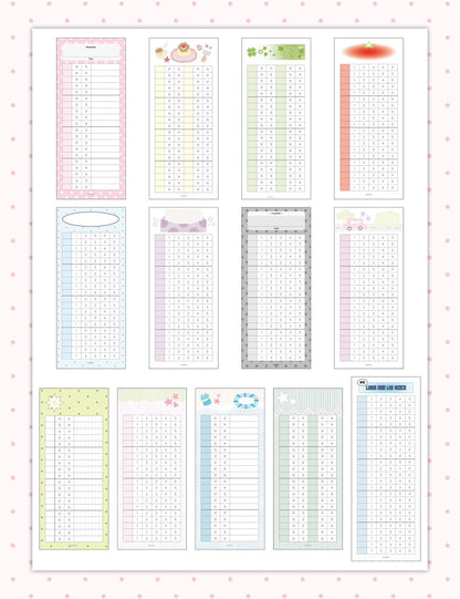 Siharo Tteok Memo Sticky Notes Answer Sheet
