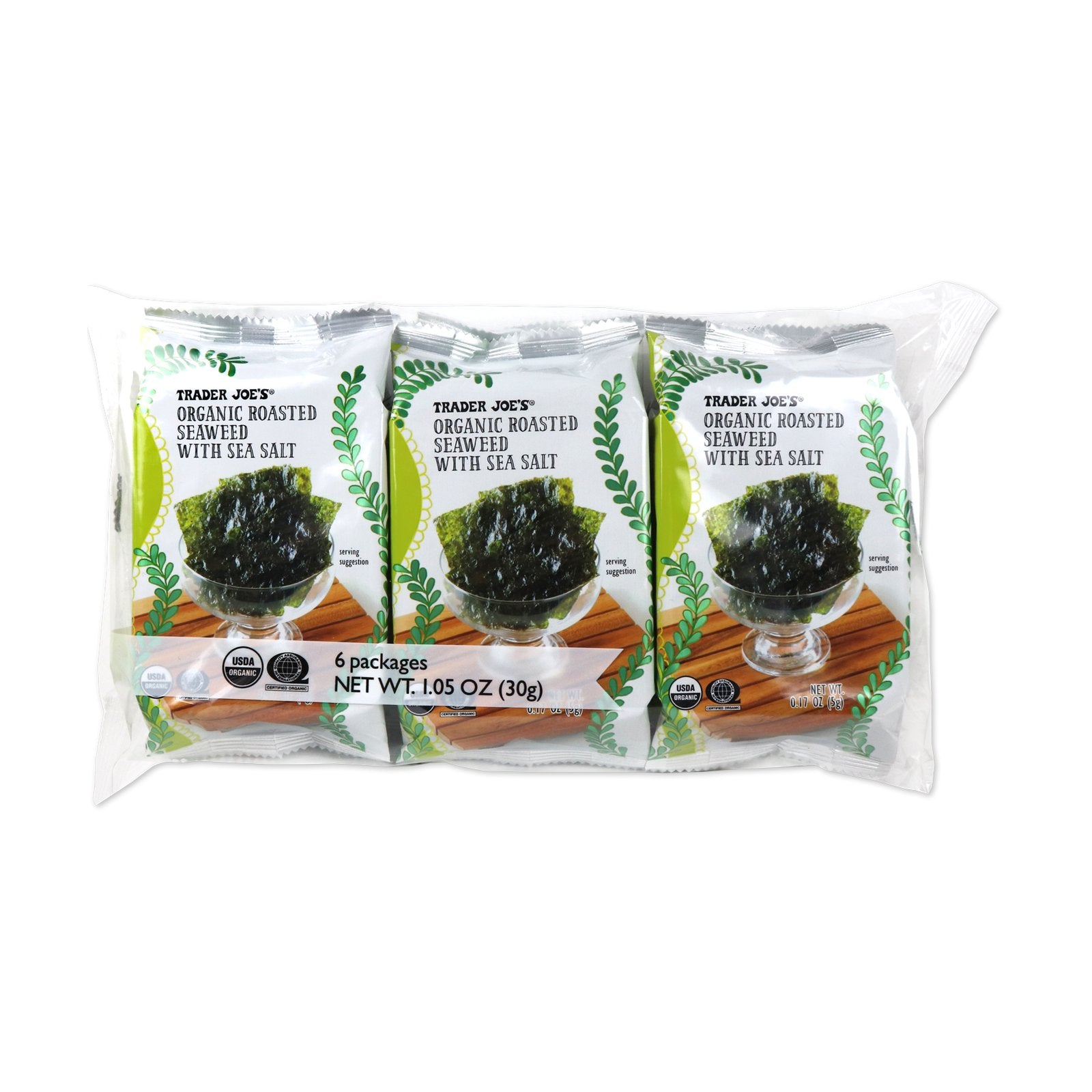 Organic Roasted Seaweed with Sea Salt