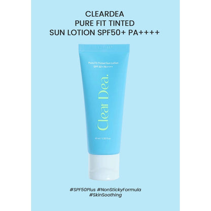 CLEARDEA [CLEARDEA] Pure Fit Tinted Sun Lotion SPF50+ PA++++ 40ml