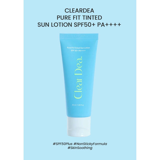 CLEARDEA [CLEARDEA] Pure Fit Tinted Sun Lotion SPF50+ PA++++ 40ml