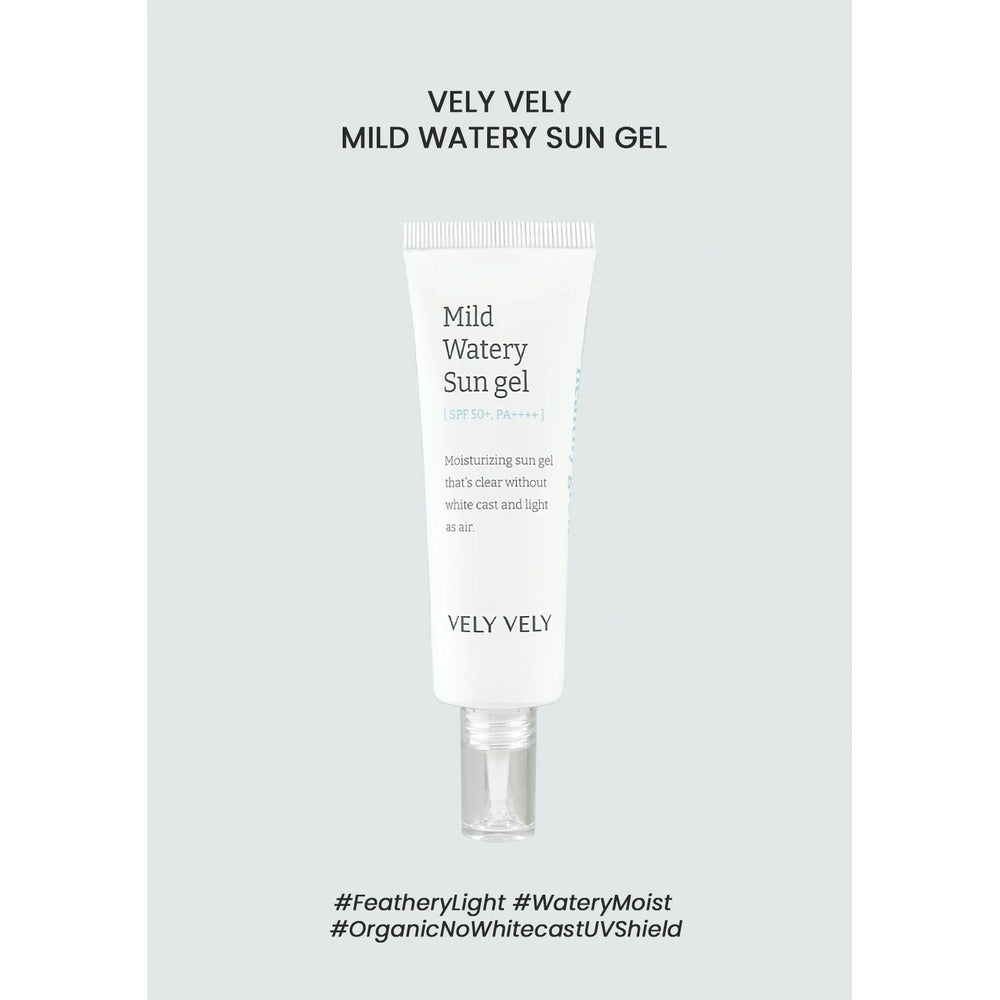 VELY VELY CLEARANCE SALE - [VELY VELY] Mild Watery Sun Gel 50ml - VELY VELY