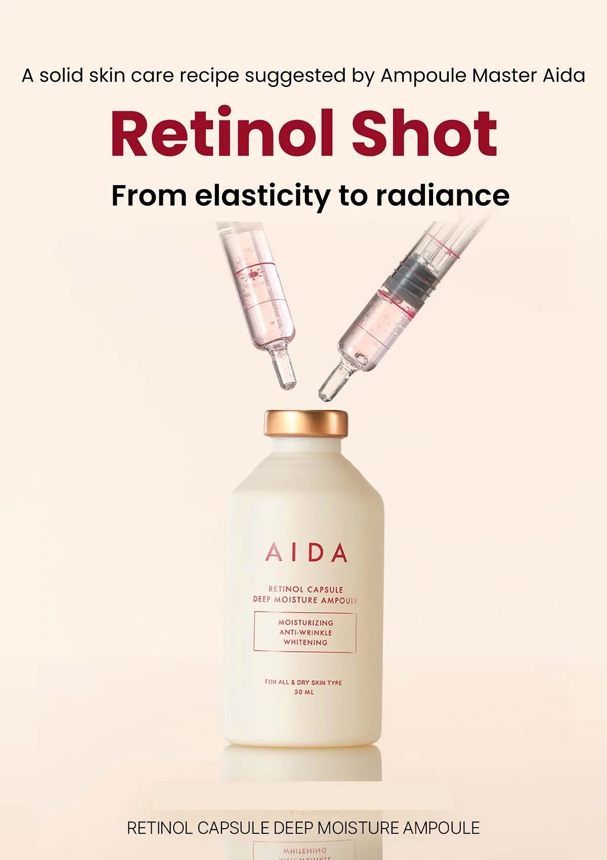 AIDA [AIDA] Retinol Capsule Deep Moisture Ampoule 30ml - Image 3 - AIDA