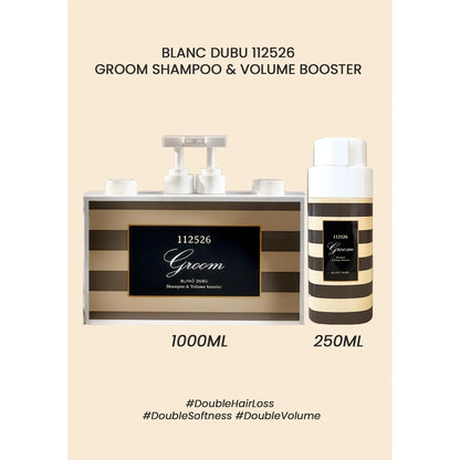 BLANC DUBU [BLANC DUBU] 112526 Groom Shampoo & Volume Booster I Booster Scalp Brush I Groom Vitamin Power Hair Essence