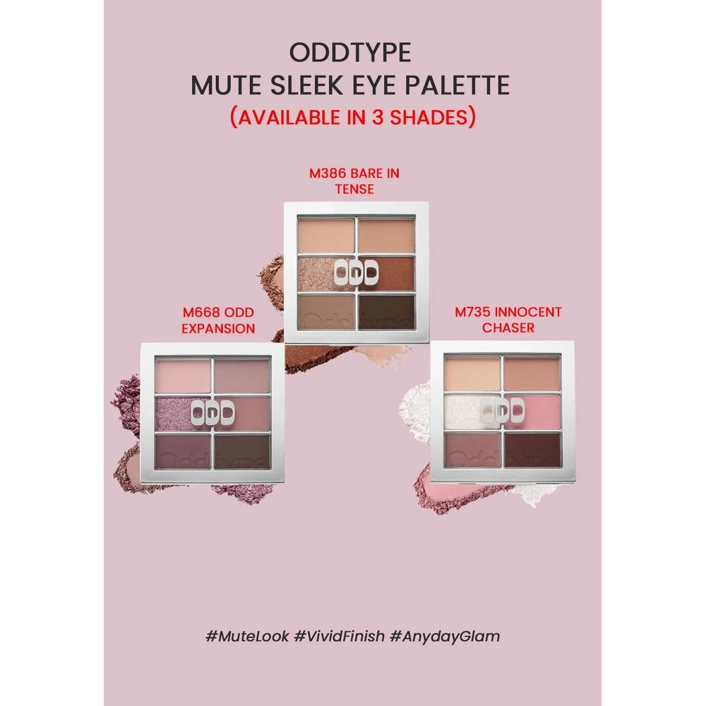 ODDTYPE [ODDTYPE] Mute Sleek Eye Palette 9g