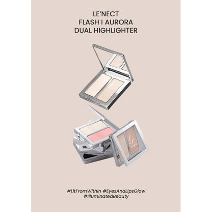 LE'NECT [LE'NECT] Flash I Aurora Dual Highlighter 7.2g