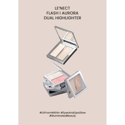 LE'NECT [LE'NECT] Flash I Aurora Dual Highlighter 7.2g