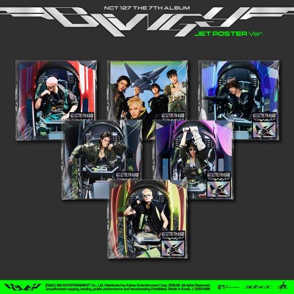 NCT 127 - 7th Album [BLINGY] (JET Poster Ver.) (Random Ver.)