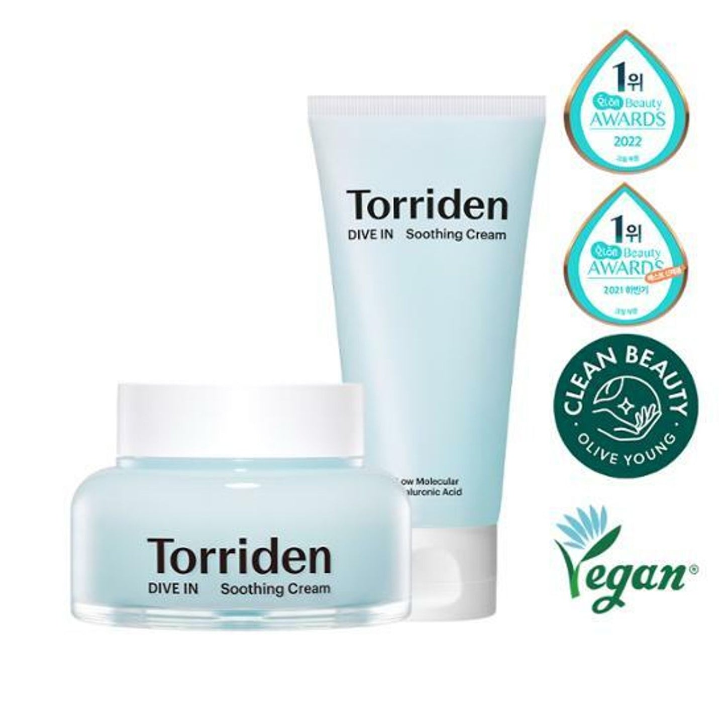 Torriden Torriden Dive-in Soothing Cream 100ml Double Pack - Image 2