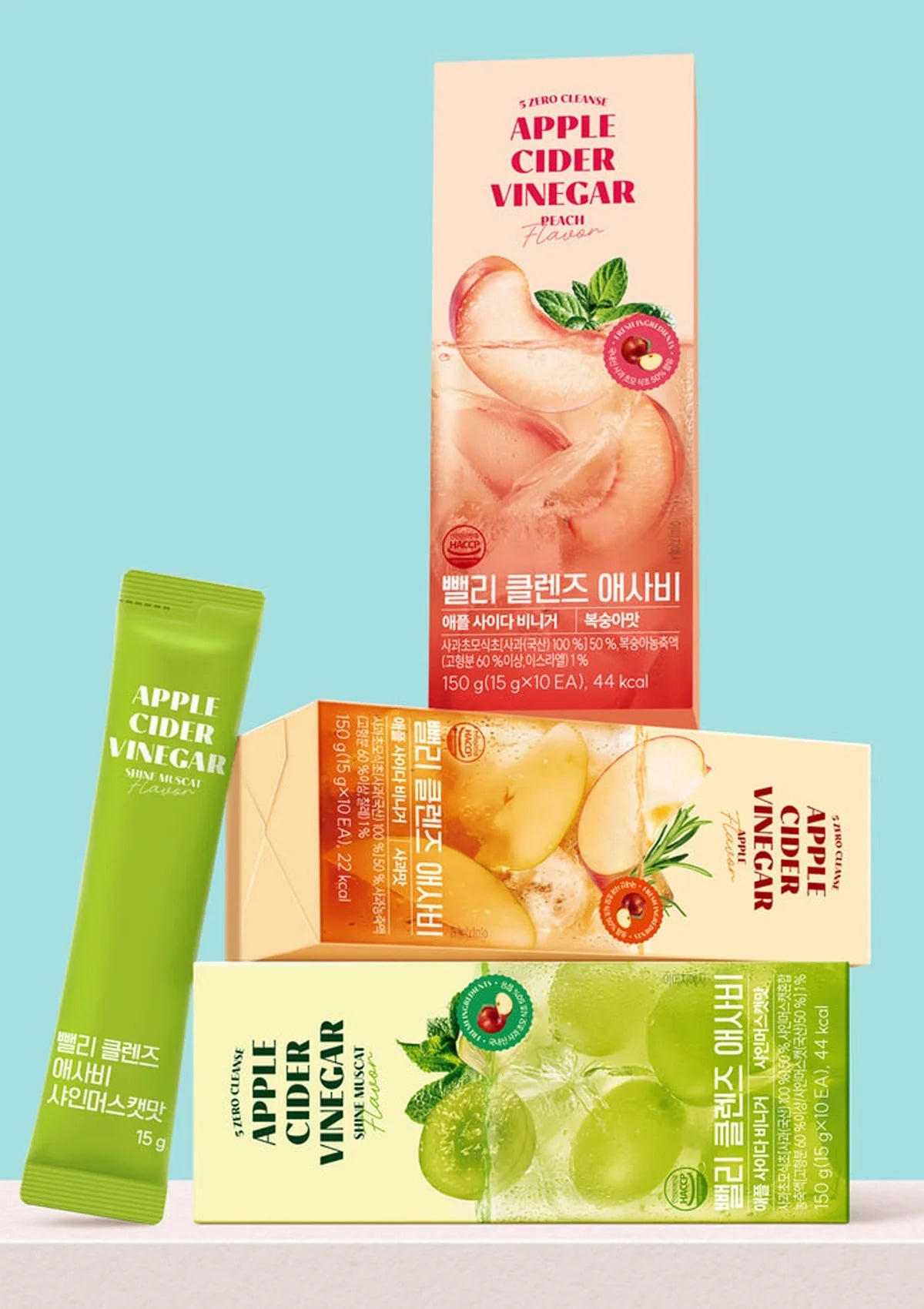 SHAKE BABY [SHAKE BABY] BBelly Cleanse Apple Cider Vinegar (1 Box = 15g x 10 Sticks) - Image 2