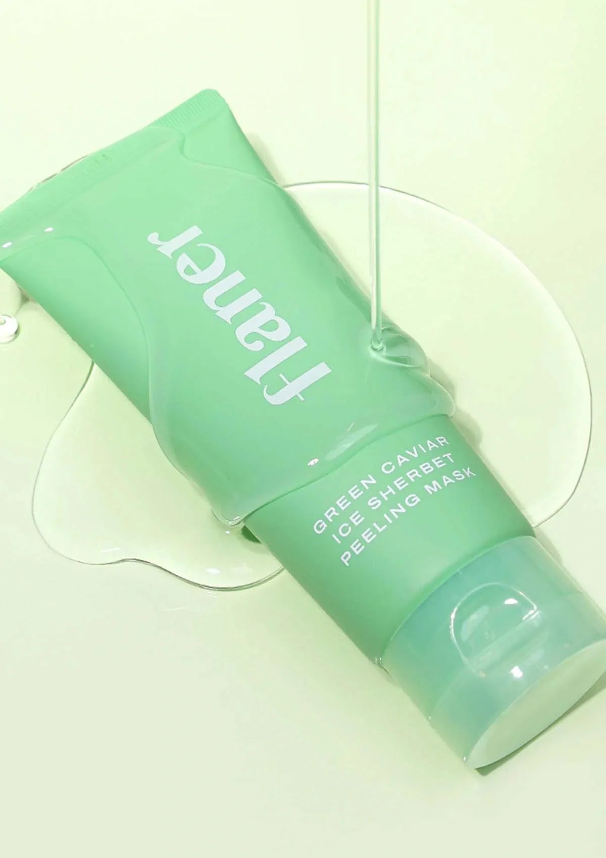 FLANER [FLANER] Green Caviar Ice Sherbet Peeling Mask 100g - Image 2 - FLANER