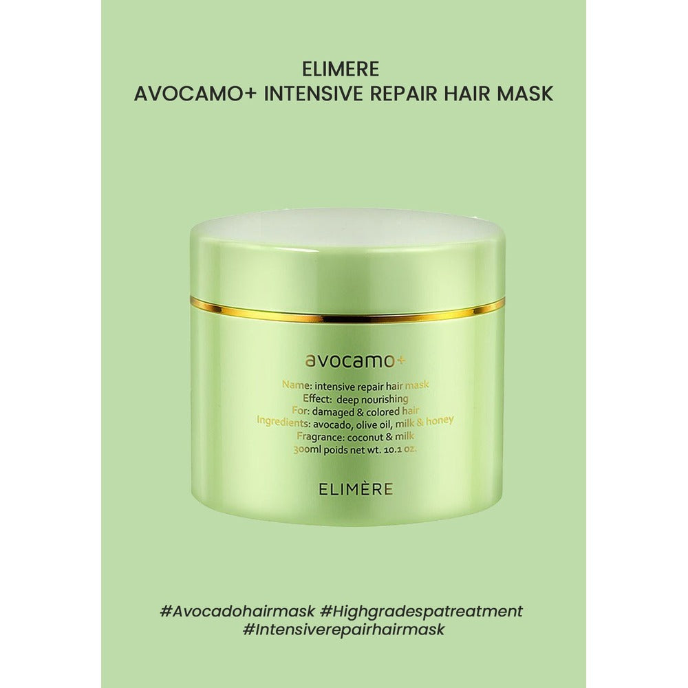 ELIMÉRE [ELIMERE] Avocamo+ Intensive Hair Repair Mask + Hair Essence 120ml - ELIMÉRE