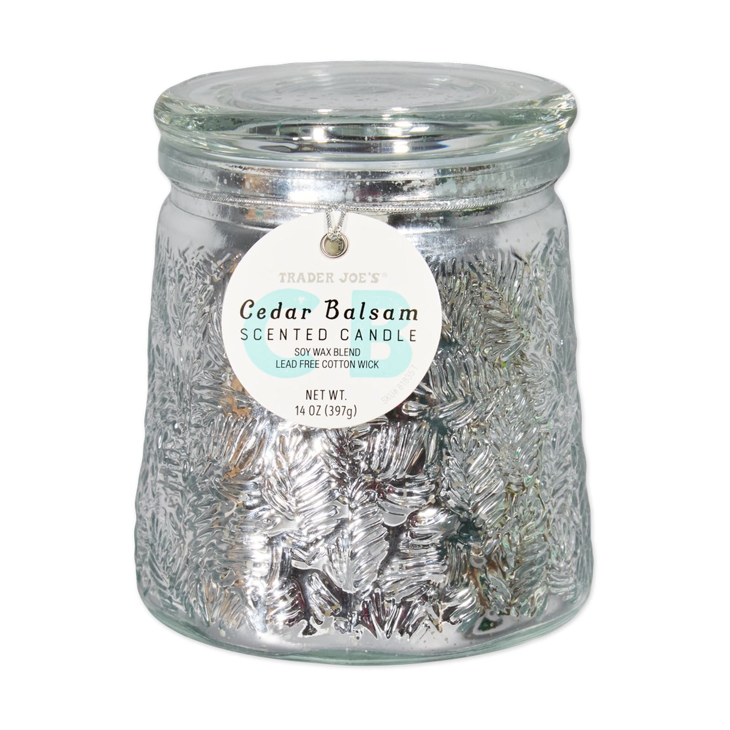 Cedar Balsam Scented Large Candle