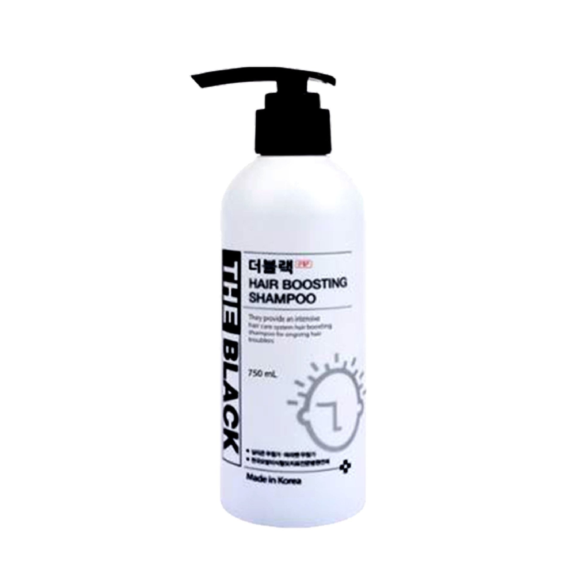 THE BLACK [THE BLACK] (1 PCS)250ml Shampoo+(1 PCS)750ml Shampoo+(1 PCS)Hair Tonic120ml + Avocamo Brush - Image 2 - THE BLACK