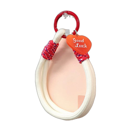 Rope Wrist Phone Strap Ivory Red 2+1 Pack