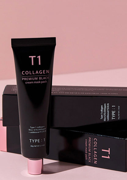 DR. SIMFLE [DR. SIMFLE] Stick Black Premium T1 Collagen 100 Mask 60ml - Image 3