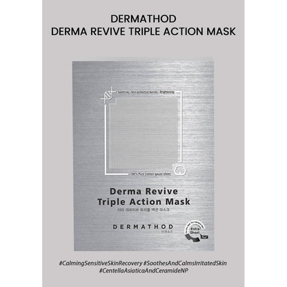 DERMATHOD [DERMATHOD] Derma Revive Triple Action Mask (1 Box= 8 Mask)