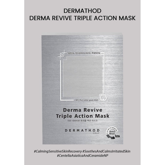 DERMATHOD [DERMATHOD] Derma Revive Triple Action Mask (1 Box= 8 Mask)
