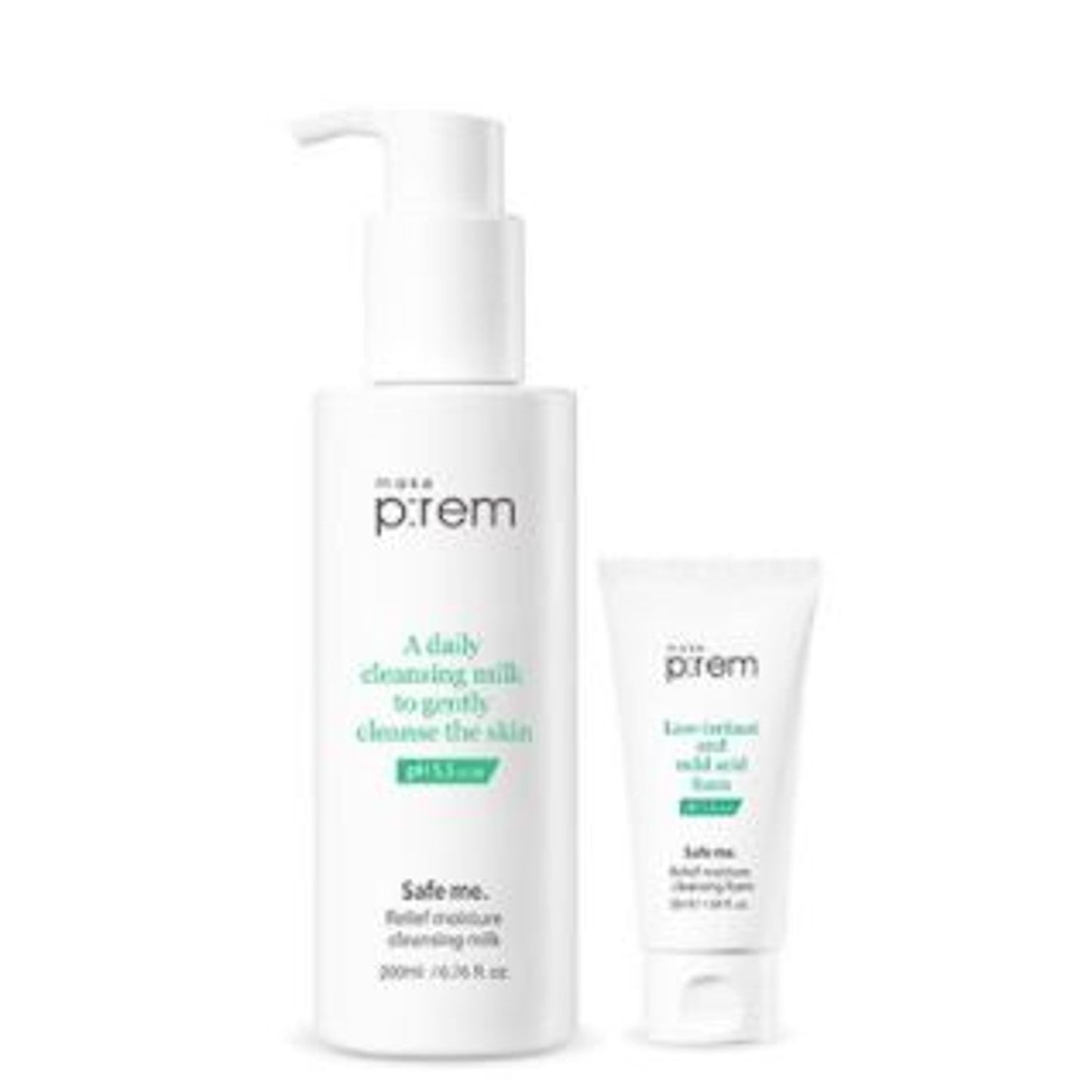 makeprem makeprem Safe Me Relief Moisture Cleansing Milk 200ml Set (+Refill 200ml+PDRN Cleansing Milk 21ml*2ea) - Image 3