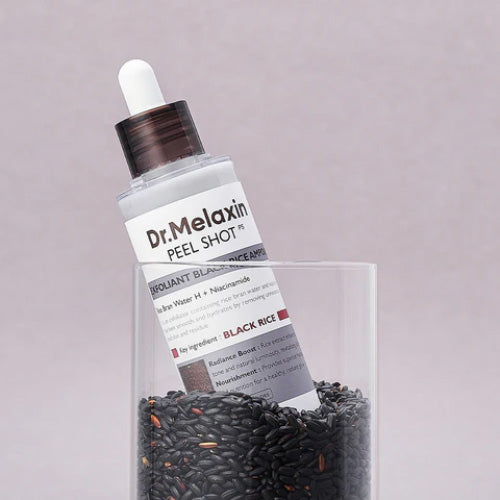 Dr.Melaxin [Dr.Melaxin] Peel Shot Exfoliating Ampoule Duo (Black Rice + Rice) - Image 3