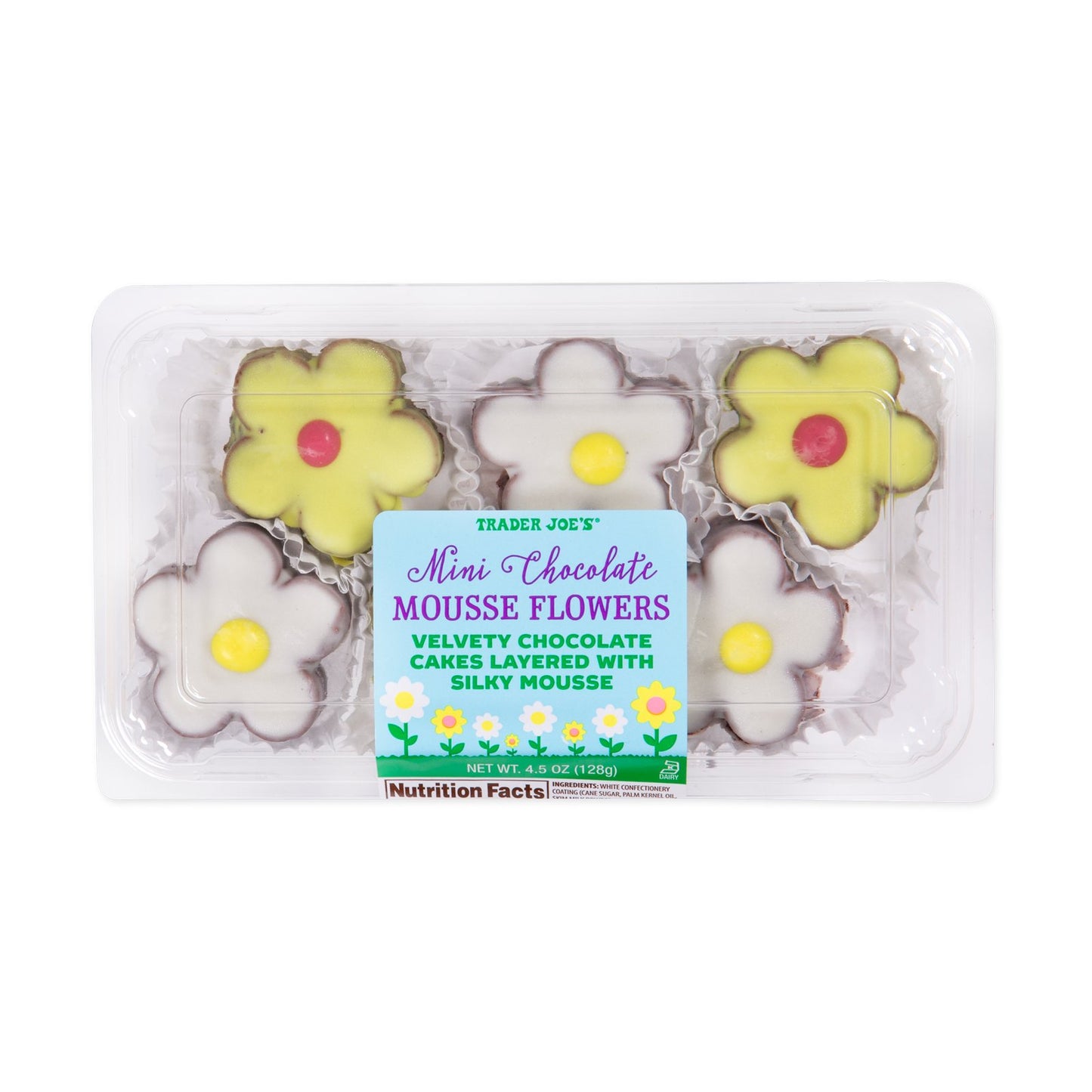 Mini Chocolate Mousse Flowers