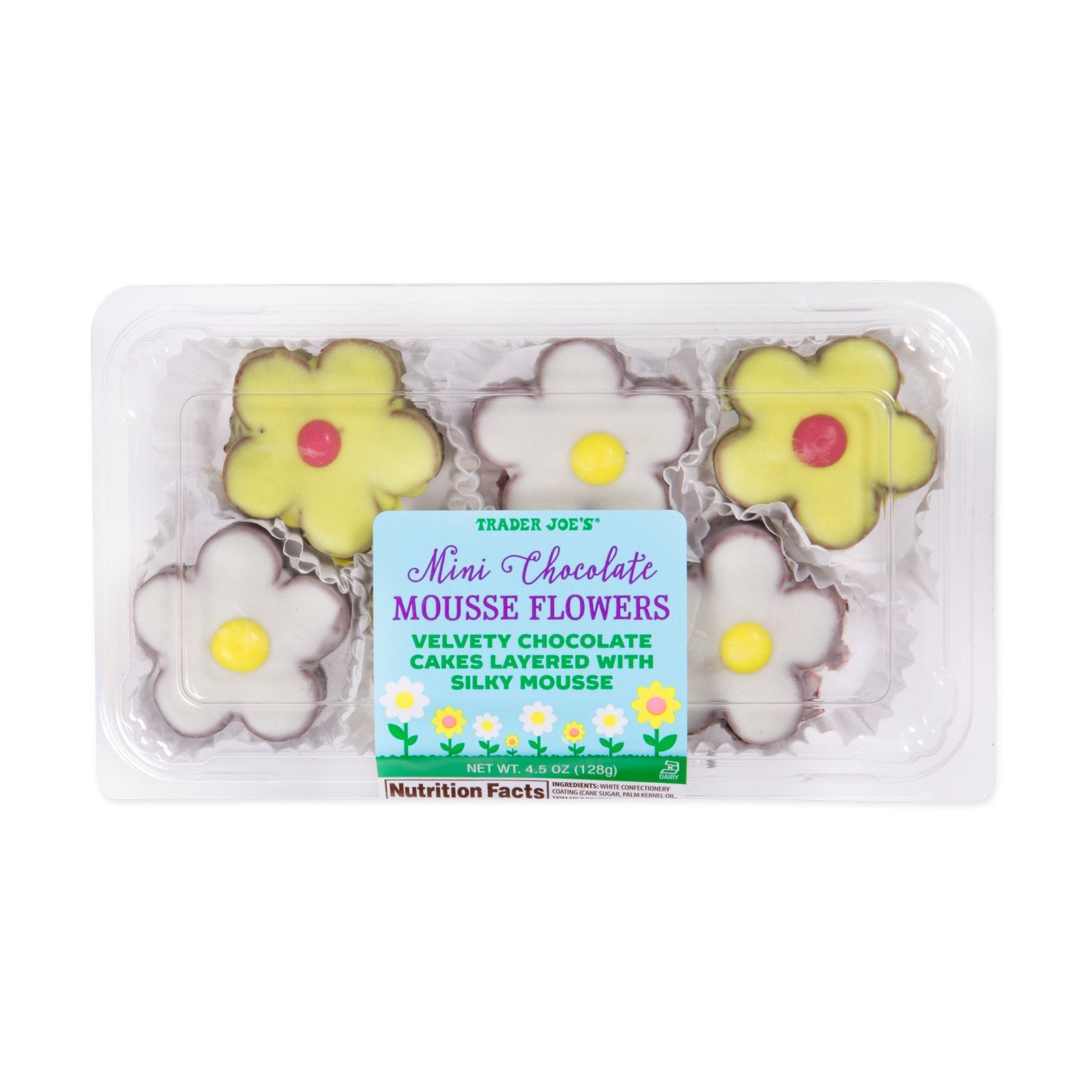 Mini Chocolate Mousse Flowers