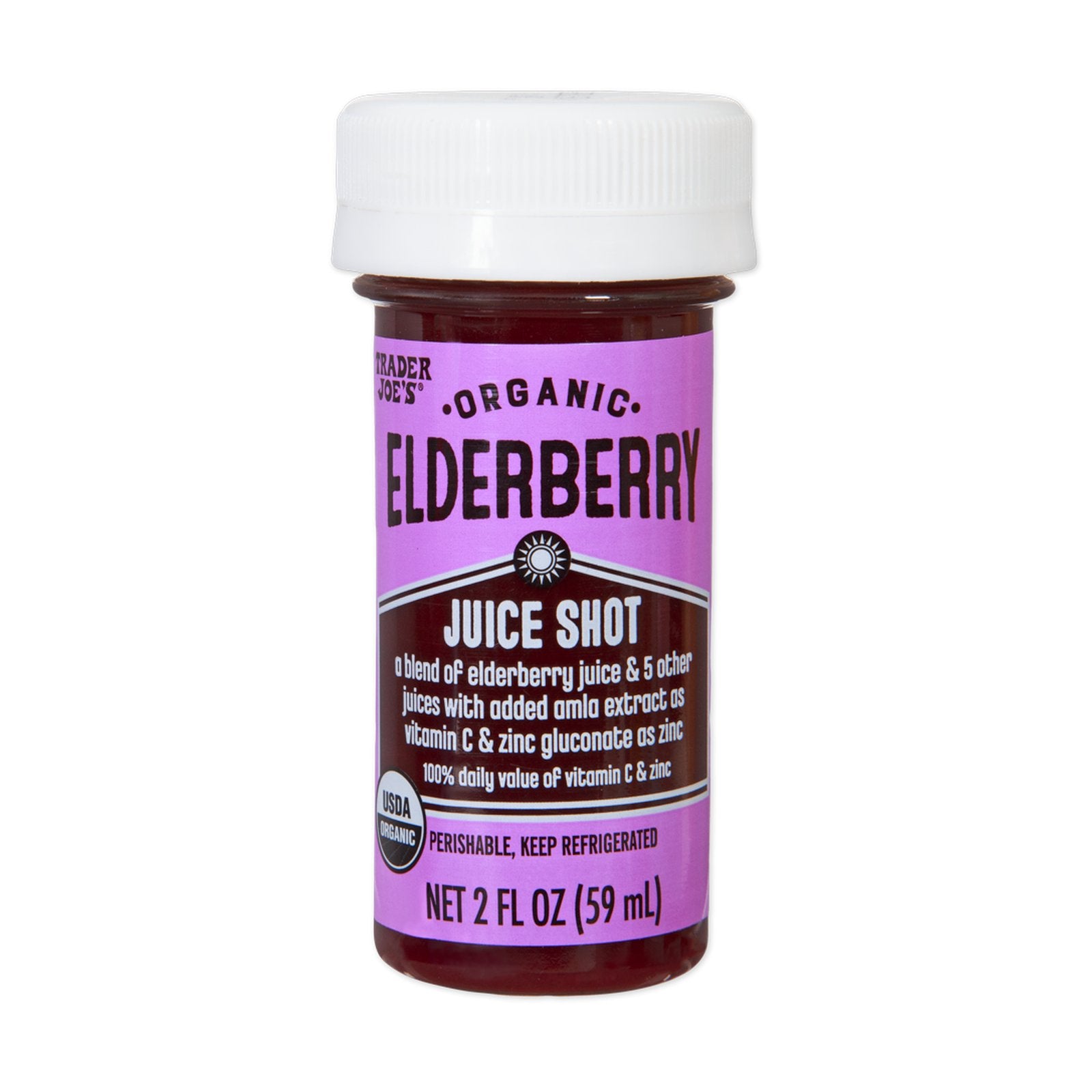 Organic Elderberry Juice Shot
