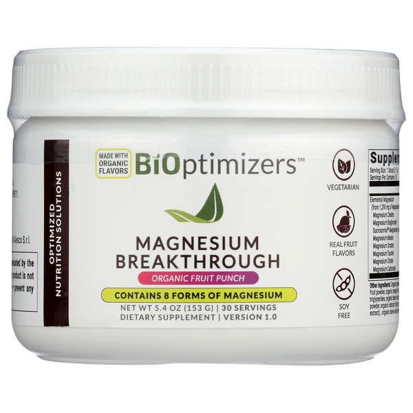 Bioptimizers Fruit Punch Magnesium Breakthrough
