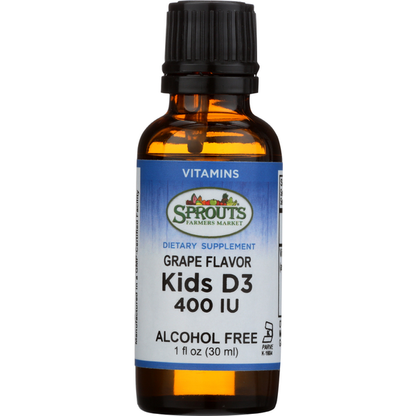 Sprouts Kids D3 400 Iu Grape Mct Oil