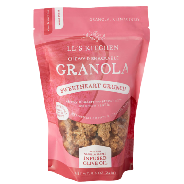 Ll's Kitchen Sweetheart Crunch Strawberry Vanilla Chewy Granola