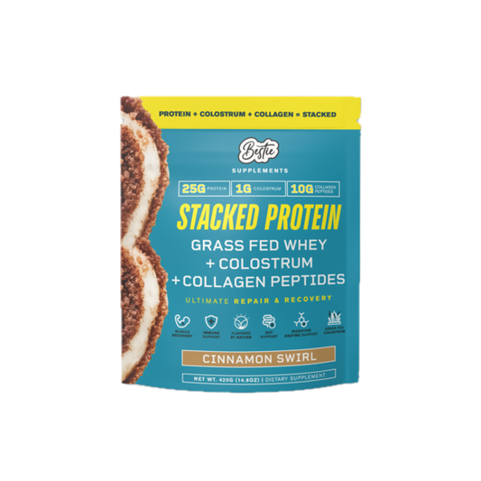Bestie Supplements Cinnamon Swirl Stacked Protein