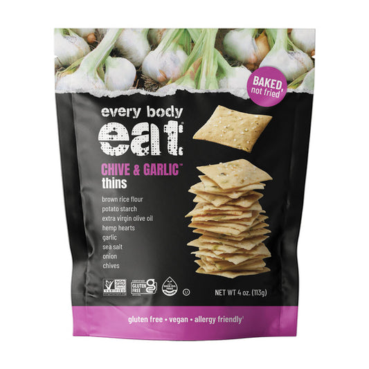 Every Body Eat Chive And Garlic Thins
