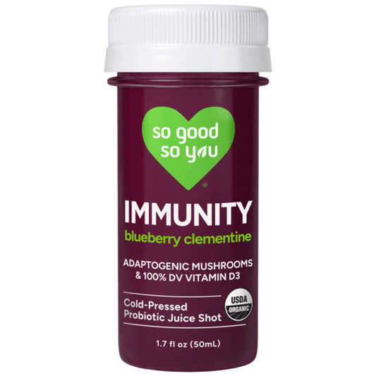 So Good So You Organic Blueberry Clementine Immunity Probiotic Shot