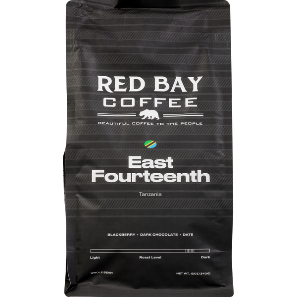 Red Bay Coffee East Fourteenth Dark Roast Blackberry Dark Chocolate Date Coffee