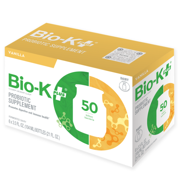 Bio-K Plus Vanilla Probiotic 50 Billion