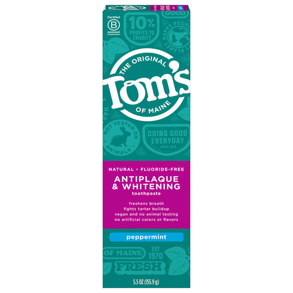 Tom's Of Maine Antiplaque Whitening Peppermint Paste