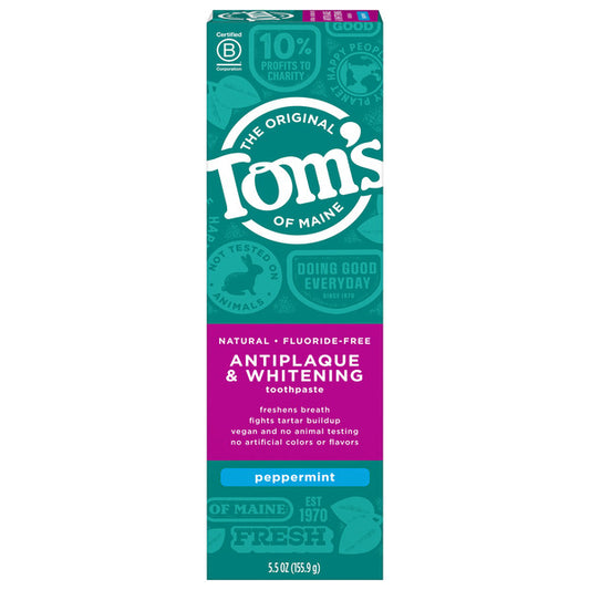 Tom's Of Maine Antiplaque Whitening Peppermint Paste