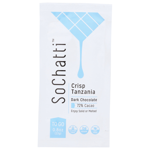 Sochatti Crisp Tanzania 72% Cacao Dark Chocolate