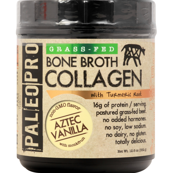 Paleo Pro Aztec Vanilla Bone Broth Collagen Protein Powder